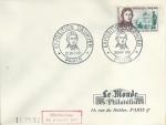 Enveloppe 1er jour FDC N1299 Daumier - Paris - 20/05/1961