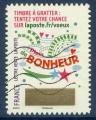 France autoadhsif 2016 - YT 1342 - cachet vague - voeux timbres  gratter 7