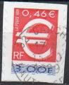 YT N3215 - Le timbre Euro - cachet rond