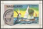 nagaland (inde) -- bloc n ??  obliter,bateaux -- 1971