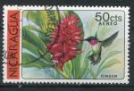 Timbre du NICARAGUA  PA  1979  Obl  N 927  Y&T  Oiseaux Fleurs