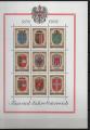 Autriche, bloc n 3 xx neuf sans charnire anne 1976, timbres n 1351  1359