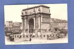 CPA 13 Marseille : la Place d'Aix et l'Arc de Triomphe
