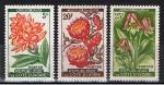 Cte d'Ivoire / 1961-62 /  Fleurs diverses / YT n 192A-194-195 **