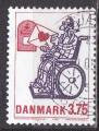 DANEMARK N 1043 de 1992  oblitr 