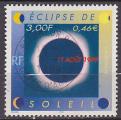 Timbre oblitr n 3261(Yvert) France 1999 - Eclipse de soleil