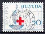 SUISSE - 1963  - Croix Rouge    - Yvert 709 Oblitr