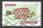 France 2014; Y&T n aa1039; lettre verte 20g, Odorat, fumet du poisson
