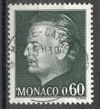 Monaco 1974; Y&T n 992; 0,60F vert & noir, effigie du Prince Rainier