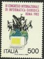 Italia 1983.- Informtica Jurdica. Y&T 1577**. Scott 1561**. Michel 1845**