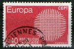 **   FRANCE    0,40 F  1970   YT - 1637  " EUROPA - CEPT "  (o)  **