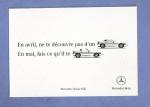 CP publicit automobile : Mercedes - Benz classe SLK