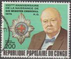 CONGO 1975 PA 202 oblitr Churchill