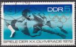 DDR N 1440 de 1972 avec oblitration postale