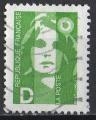France Briat 1991; Y&T n 2711; sans valeur, lettre D, vert