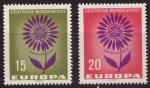 Srie de 2 TP neufs ** n 313/314(Yvert) Allemagne 1964 - Europa