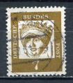 Timbre  ALLEMAGNE RFA  1961 - 64  Obl   N  221   Y&T  Personnage  
