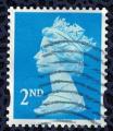 Royaume Uni 2010 Oblitr Used Queen Reine Elizabeth II Srie Machin 2nd bleu SU