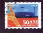 nouveaut 2024 50 ans Aroport Paris - Charles de Gaulle tampon rond