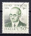 ITALIE - 1974 - Luigi Einaudi   - Yvert 1170 Oblitr