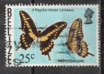 Belize 1974; YT 344; 25c, faune, papillon