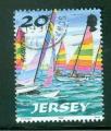 Jersey 1998 Y&T 825 oblitr bateau