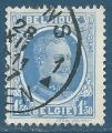 Belgique N207 Albert 1er 1F50 bleu clair oblitr