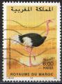 Maroc 1998; Y&T n 1230; 6,00d, oiseau, autruche