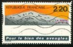 France 1989 - YT 2562 - oblitr - texte en braille (pour le bien des aveugles)