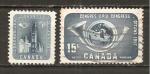 Canada N Yvert 298/99 (oblitr)