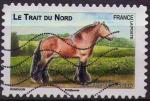 816 - Srie chevaux: le Trait du Nord - oblitr - anne 2013 