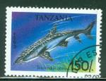 Tanzanie 1994 Y&T 1433 oblitr Faune - Poisson -Triaenodon