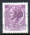Italie Yvert N716 Oblitr 1955 Monnaie Syracusienne 25