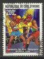 Cte d'Ivoire 1996; Y&T n 969; 200F jeux olympique d'Atlanta, boxe
