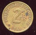 Pice Monnaie France 2 Frs FRANCE LIBRE 1944   pices / monnaies