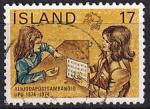 islande - n 451  obliter - 1974