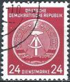 Allemagne Orientale - 1954 - Y & T n 9 Timbres de service - O.