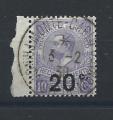 Monaco Timbre Taxe N11 Obl (FU) 1919 Surcharg - Prince Albert 1er