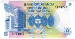 **   OUGANDA     5  shillings   1979   p-10    UNC   **