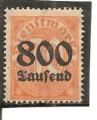 Allemagne N Yvert Timbre de Service 44 (neuf/*)