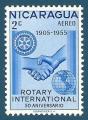 Nicaragua Poste arienne N325 Cinquantenaire du Rotary International neuf**