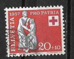 Suisse - 1957 - YT n 592  oblitr