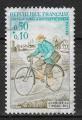 FRANCE - 1972 - Yt n 1710 - Ob - Journe du timbre ; Facteur rural et glise de