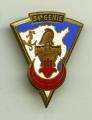 Insigne gnie , 34  BG.  ( homologation grave )