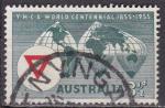 AUSTRALIE N 222 de 1955 oblitr