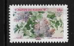 France oblitéré An 2021 Impression de fleurs sur tissu Y&T N° AA1995 cachet rond