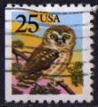 -U.A./U.S.A. 1988 - Oiseau/Bird : chouette/owl, gauche ND - YT 1813 / Sc 2285 