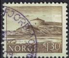 Norvge 1977 Oblitr rond Used Paysages Btiments Forteresses SU