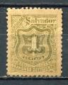 Timbre  SALVADOR  Taxe  1895   Obl   N 01   Y&T  