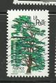 France timbre n 1607 ob anne 2018 Srie Arbres , Cdre du Liban
